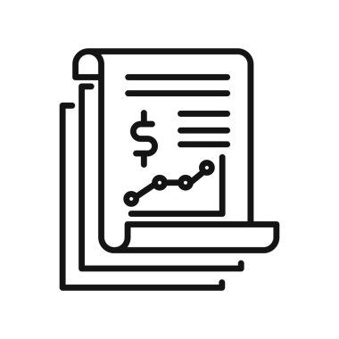 Mali rapor vektör çizim tasarım