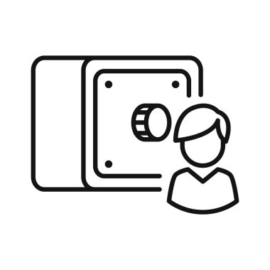 hesap depolama vektör çizim tasarım