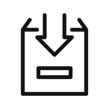 gelen kutusu vektör çizim projelendirme