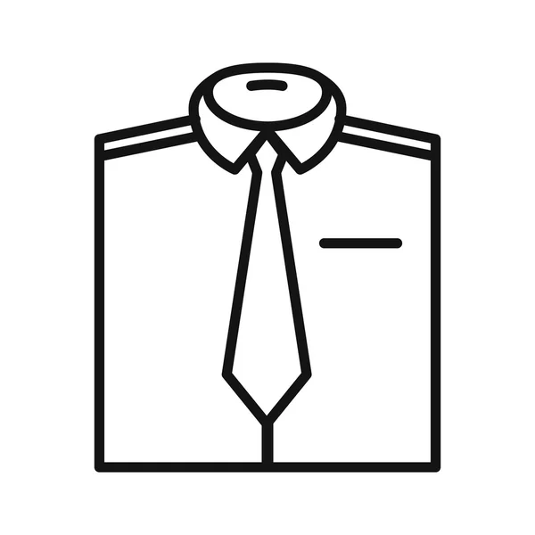 Design de ilustração de vetor de camisa formal — Vetor de Stock