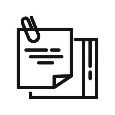 Yapışkan notlar illüstrasyon tasarım vektör