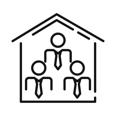 işgücü örgüt vektör çizim tasarımı