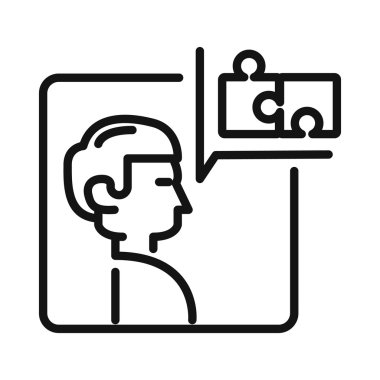 Kişisel çözüm vektör çizim tasarım