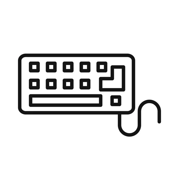键盘控制器矢量插图设计 — 图库矢量图片