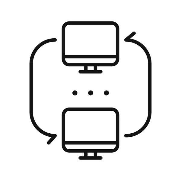 Lan 网络矢量插图设计 — 图库矢量图片