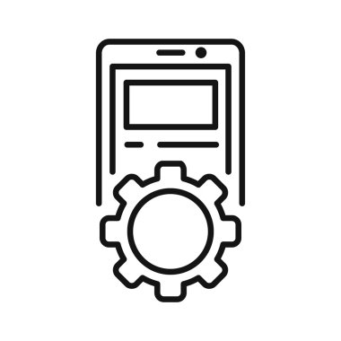 cihaz ayarı vektör çizim tasarım