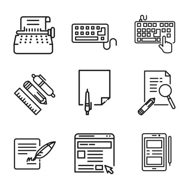 Medya Icon set yazma