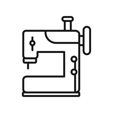 dikiş makinesi vektör çizim tasarım