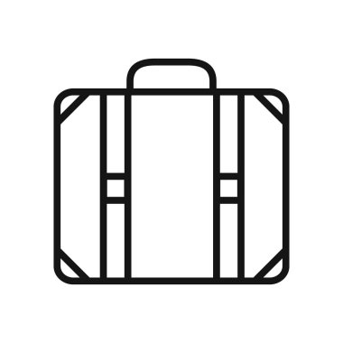 turist Bagaj vektör çizim tasarım
