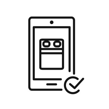 çevrimiçi rezervasyon vektör çizim tasarım