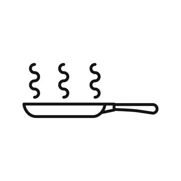 Fritar pan design ilustração vetorial — Vetor de Stock