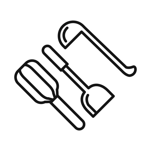 Design de ilustração vetorial utensílio de cozinha —  Vetores de Stock