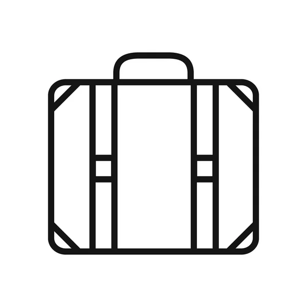 Diseño de ilustración de vector de equipaje turístico — Vector de stock