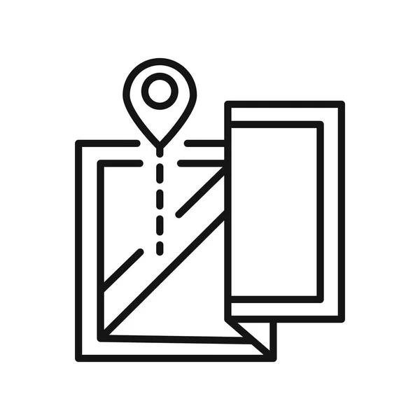 Mapa ubicación vector ilustración diseño — Vector de stock