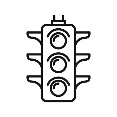 trafik ışığı illüstrasyon tasarımı