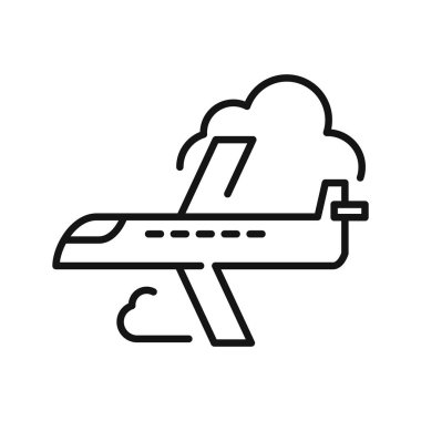 uçak uçuş illüstrasyon tasarımı