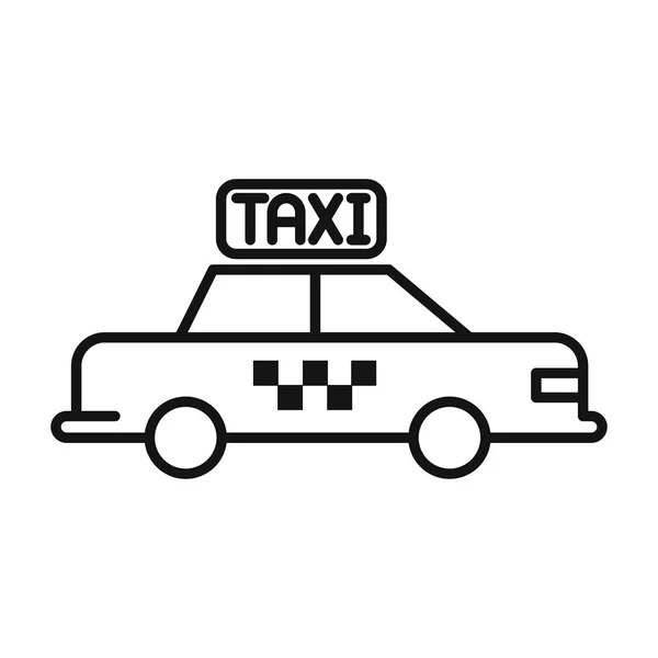 Taxi cabine illustration conception — Image vectorielle