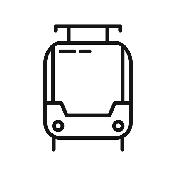 Tramvajové vektorové ilustrace design — Stockový vektor