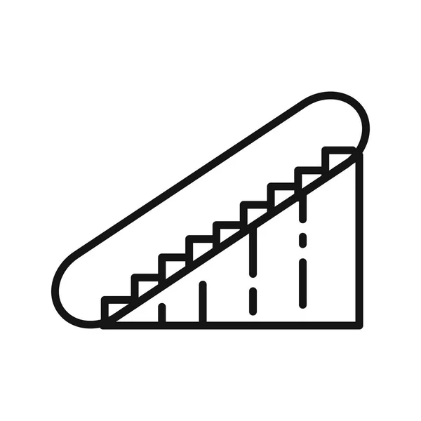 Mall escalator illustration design — Stock Vector