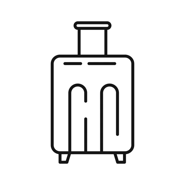 Tourist travel bag illustration design — Stock vektor