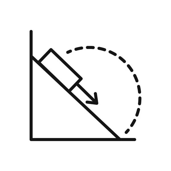 Fizika kísérlet illusztráció design — Stock Vector