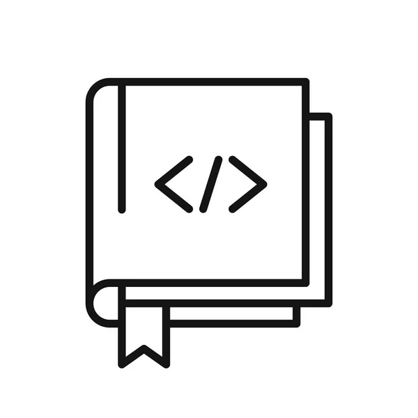 Code leren afbeelding ontwerp — Stockvector