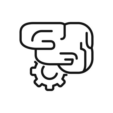 beyin aktivitesi illüstrasyon tasarımı