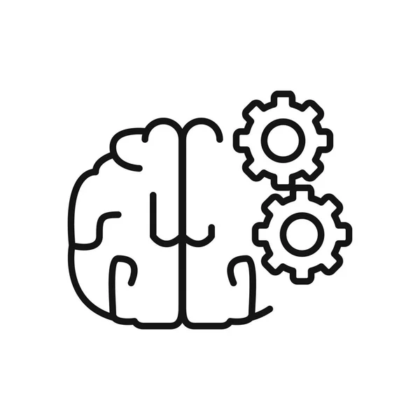 Design de ilustração do processo cerebral —  Vetores de Stock