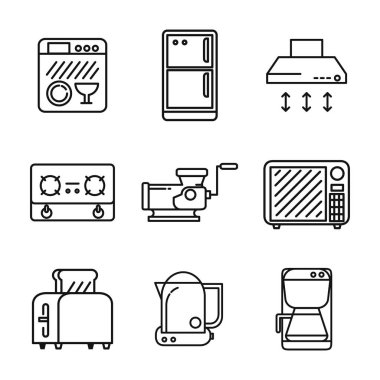 mutfak aletleri Icon set