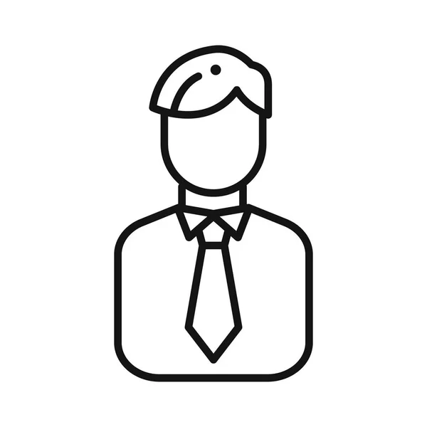 Návrh ilustrace avatar prodavač — Stockový vektor