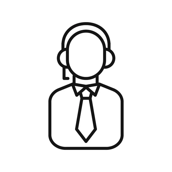 Operador avatar ilustração design —  Vetores de Stock