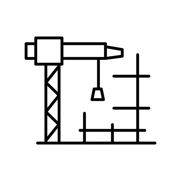 Diseño de ilustración del sitio de construcción — Vector de stock