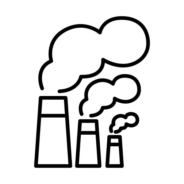 Miljöföroreningar illustration design — Stock vektor