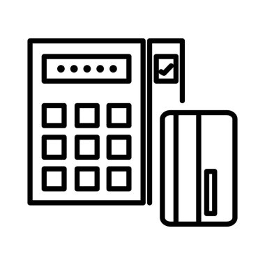 Güvenlik acces illüstrasyon tasarımı