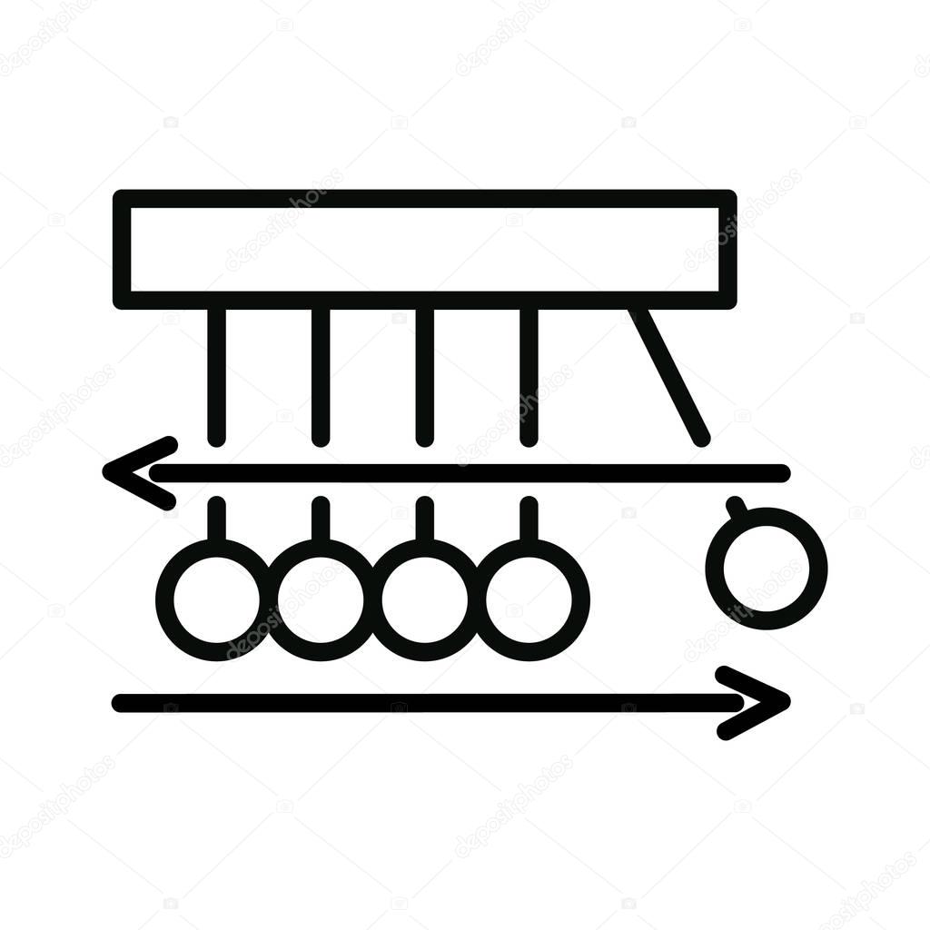 Prepetual motion illustration design