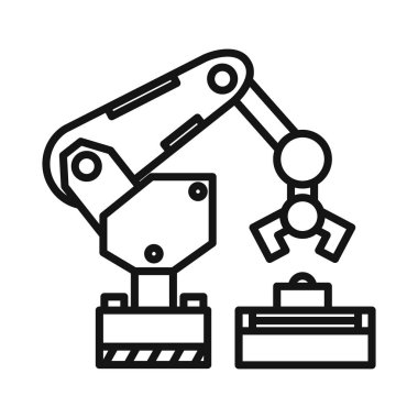 Robotik Kol illüstrasyon tasarımı