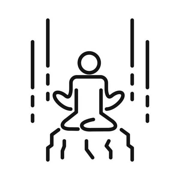 Meditação formação ilustração design —  Vetores de Stock