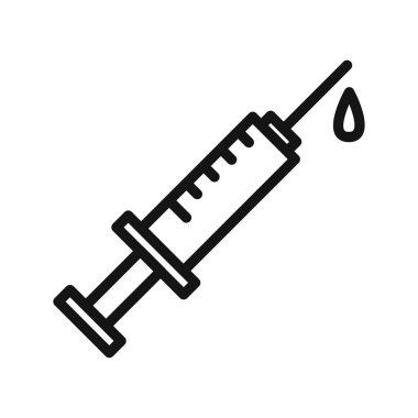 şırınga enjeksiyon illüstrasyon tasarımı