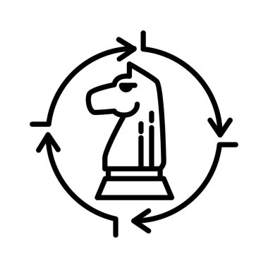 stratejik karar illüstrasyon tasarımı