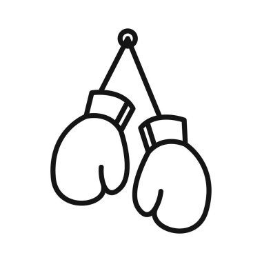 Boks eldivenleri illüstrasyon tasarımı