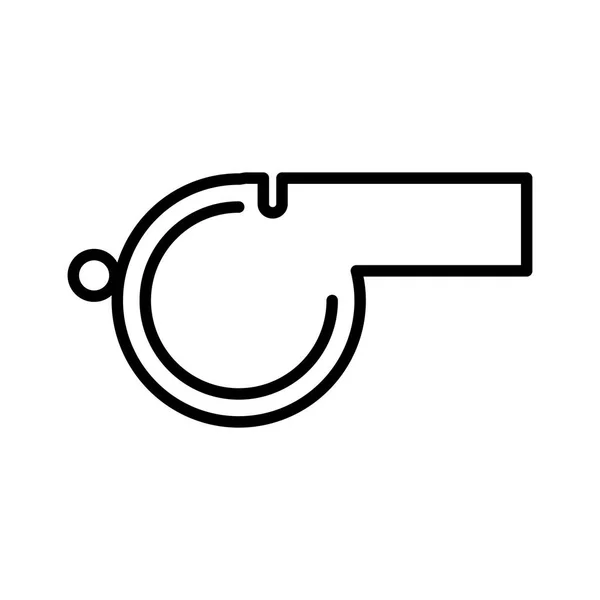 Дизайн ілюстрації тренерського свистка — стоковий вектор