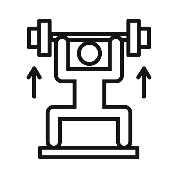 Desenho de ilustração de treinamento físico — Vetor de Stock