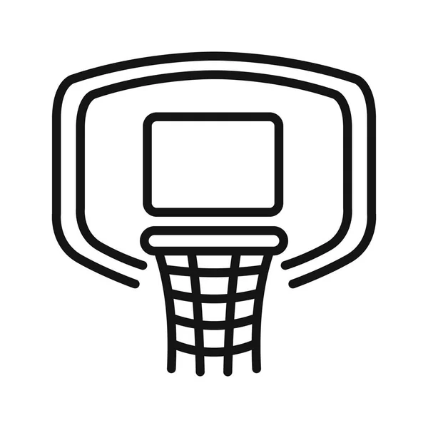 Μπάσκετ hoop σχεδίασης εικονογράφηση — Διανυσματικό Αρχείο