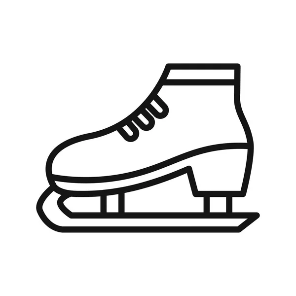 Desain ilustrasi ice skates - Stok Vektor