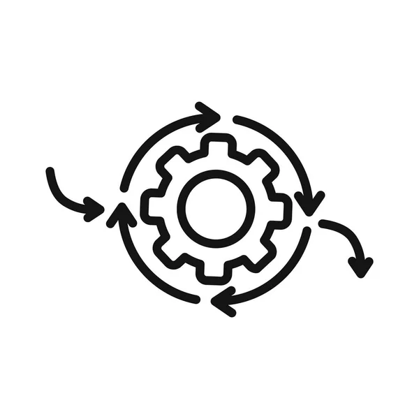 Iteratie cyclus afbeelding ontwerp — Stockvector
