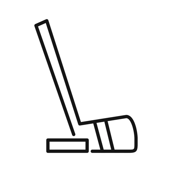 Дизайн ілюстрації хокейної палички — стоковий вектор