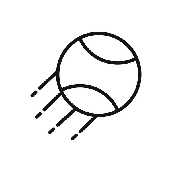 Pelota de tenis ilustración diseño — Vector de stock