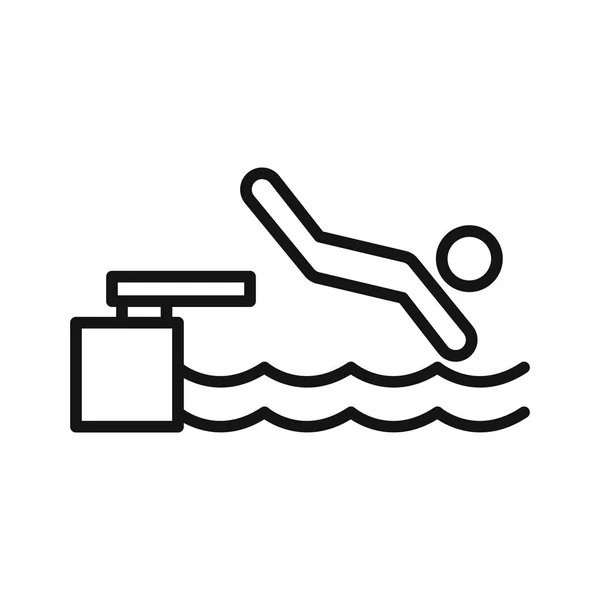 Potápěčské aktivity ilustrace design — Stockový vektor