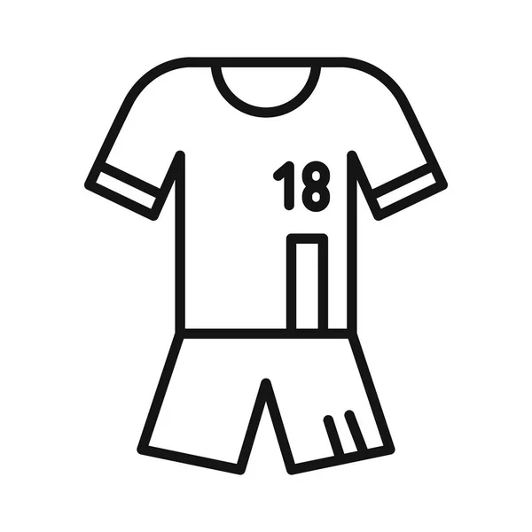 Piłka nożna uniform ilustracja projektu — Wektor stockowy