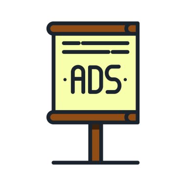 Reklam Panosu simgesi renk